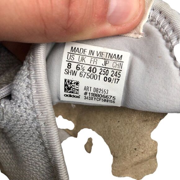 Rare 2017 Adidas X Pharrell Hu Tennis Sneakers Size 8W - Picture 13 of 15